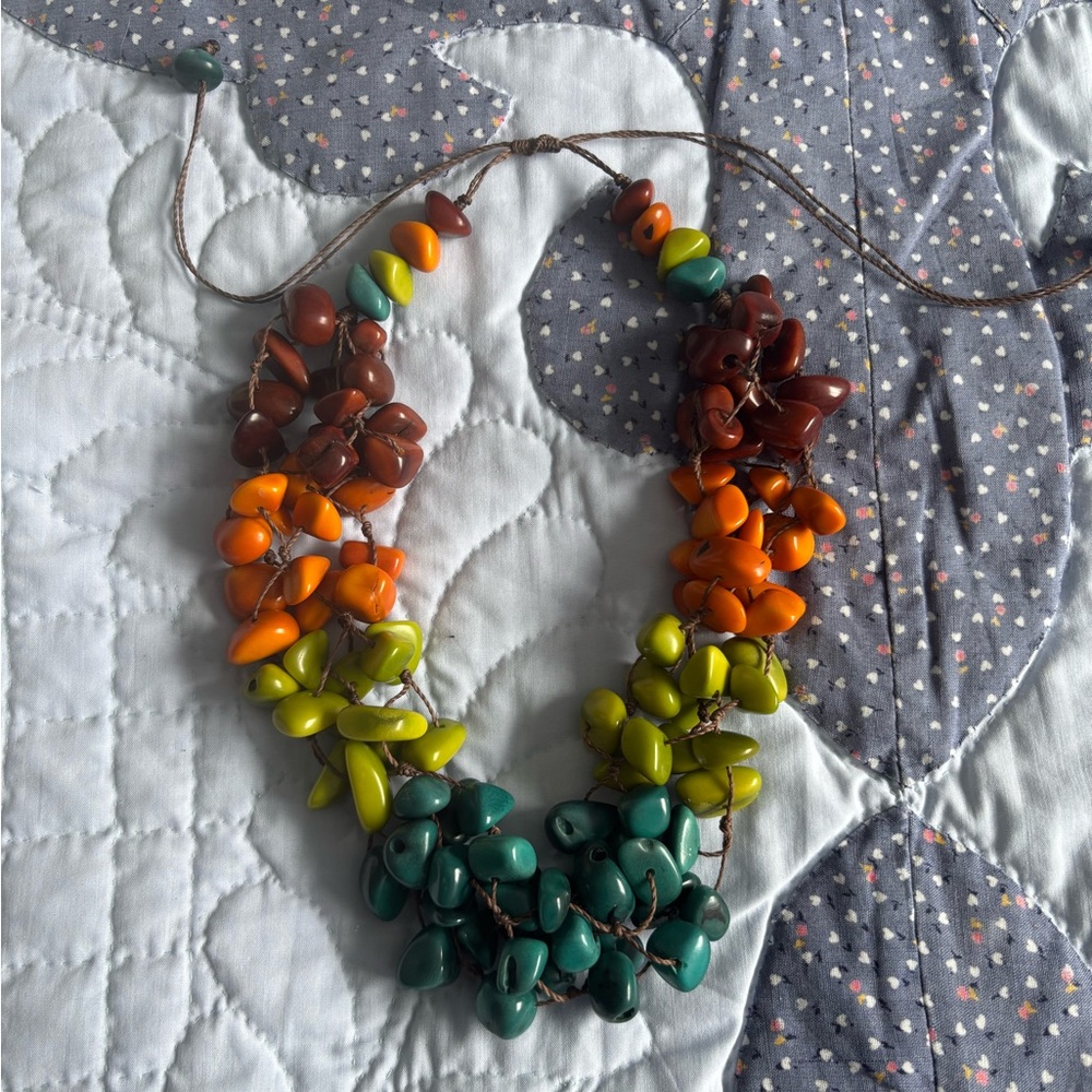 ***3 for $15***

Chunky adjustable necklace